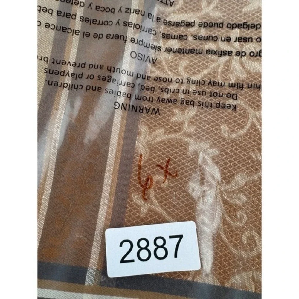 Set of 6 Brown Floral Pattern Placemats Table Mats‎ Dining Kitchen Decor